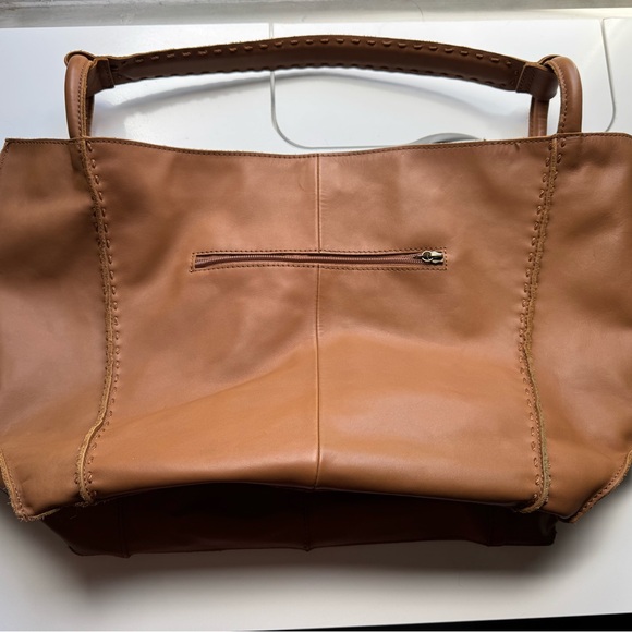 Chic Brown Leather Shoulder Bag - Picture 3 of 4